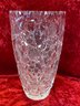 Crystal Flower Vase Cut Glass Home Decor 10'