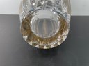 Crystal Gilded Edge Vase