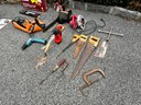 Group Of Assorted Hand Tools & Misc. Items
