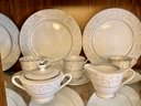 M Fine China 'First Love' Pattern Service For 8 China Set 52 Pieces