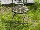 Cast Iron Fleur De Li Chair