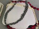 Costume Jewelry Pieces Including Necklaces & Pins