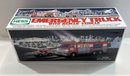 Hess Truck Lot 1: 1989 Toy Fire Truck & 2005 Emergency Truck With Rescue Vehicle - BRAND NEW, NEVER OPENED