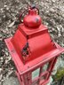 Red Decorative Lantern With Candle