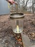 Pair Of Large Glass Bell Jar Single Light Sconces