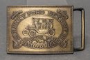 Henry Ford Detroit Model T Brass Belt Buckle