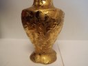 Dixon Art Studios Weeping Gold Bowl 8x4x3.5 & Vase 6'