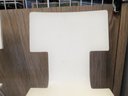 2 Wood White Chairs