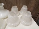 Various Glass Sconce Lot