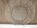 Clear Etched/cut Glass Variety Lot