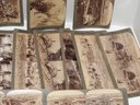 Antique Stereoview Lot Of Travel Lessons Of Jesus Christ In Original Case