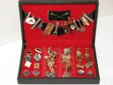 Nice Lot Of Vintage Cuff Links & Tie Clips