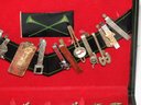 Nice Lot Of Vintage Cuff Links & Tie Clips