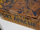 1955 Marx Rin Tin Tin Fort Apache Play Set In Original Box