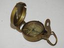Vintage Brass Lensatic Compass