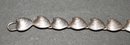 Signed Ladies Sterling Silver Clam Shell Bracelet