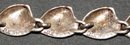 Signed Ladies Sterling Silver Clam Shell Bracelet