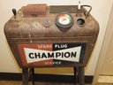 Cool Old Champion Spark Plug Service Station Nice Look & Graphics