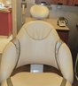 Midmark Elavance With SerenEscape- Cream Color Ultra Plush Leather Chair With Heat And Massage