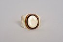 Hawaiian Mother Of Pearl Shell Vintage Ring (Size 9 1/2)