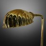 Brass Adjustable Hollywood Regency Style Shell Lamp