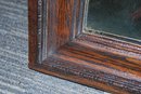 Beautiful Antique Wood Mirror With Great Old Patina All Around.