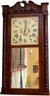 Antique E. & G. W. Bartholomew Empire Carved Mahogany Mantel Clock