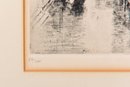 Signed Q. Hahn Etching