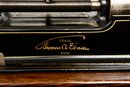 Antique Thomas A. Edison Home Phonograph Model C With Witches Hat Horn