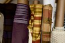 Collection Of Several Rolls Of Fabric