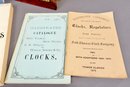 Collection Of Clock Books And Catalogues