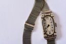 Longines Watch Co. 18k White Gold And Diamond Art Deco Ladies Watch With 14k White Gold Band (14.9 Grams)