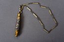 Vintage Chadwick Berloque 2mm Pinfire Tie Clasp And The Minute Man Hidden Knife Pendant