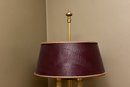 Vintage Brass Bouillotte 3 Arm/candlestick Table Lamp