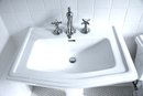 A Toto 2 Piece Porcelain Pedestal Sink - Bath 2