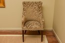 Pair Of Manhattan Cabinetry Custom Design Upholstered Chairs With Nail Head Stud Design (RETAIL $2,000)