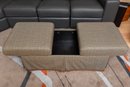 Ekornes Convertible Coffee Table/Ottoman/Storage Box On Casters