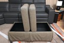 Ekornes Convertible Coffee Table/Ottoman/Storage Box On Casters