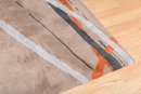 Jensen-Lewis Blades Custom Wool Area Rug With Pad (RETAIL $3,393)