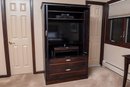 Two Drawer Wood Armoire/Television Console Unit