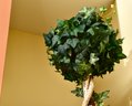 Faux Topiary Plant With Grape Designed Planter