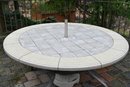 Outdoor Patio Table With Protective Cover