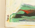 Signed Hilda 'ARP' (American, 1909 - 1985) Mid-century Modern Oil On Canvas Abstract Painting