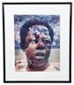 Autographed Hank Aaron Baseball Framed Photograph