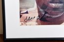 Autographed Hank Aaron Baseball Framed Photograph