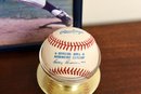 Autographed Kevin Maas Photograph And Baseball