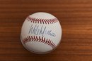 Autographed New York Yankees Mike Mussina Baseball
