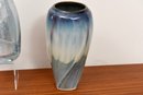 Delfts Holland Hand Painted Vase, Studio Nova Poland Iridescent Glass Decanter, Signed Vase And More