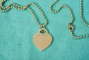 Tiffany & Co. Sterling Silver Return To Tiffany Heart Pendant And Necklace