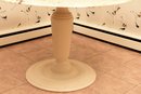 Ceramic Top Pedestal Round Dining Table